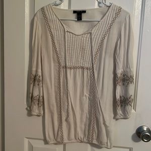 long sleeved blouse